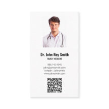 Medizinisches Foto QR Code Moderner Minimalistisch
