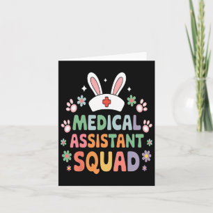 Medizinisches Istant Squad Ostergeblasene Kostümei Karte