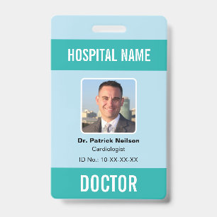 Medizinisches Krankenhaus Klinik Foto-ID Ausweis
