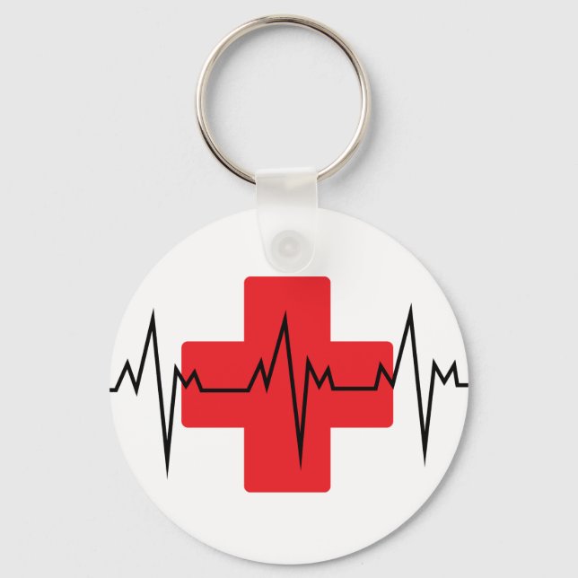 Medizinisches Kreuz Schlüsselanhänger (Vorderseite)