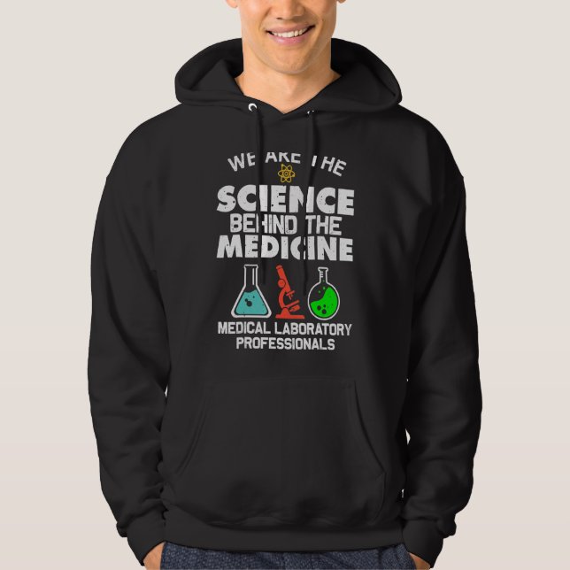 Medizinisches Laboratorium Science Labrador Tech Hoodie (Vorderseite)