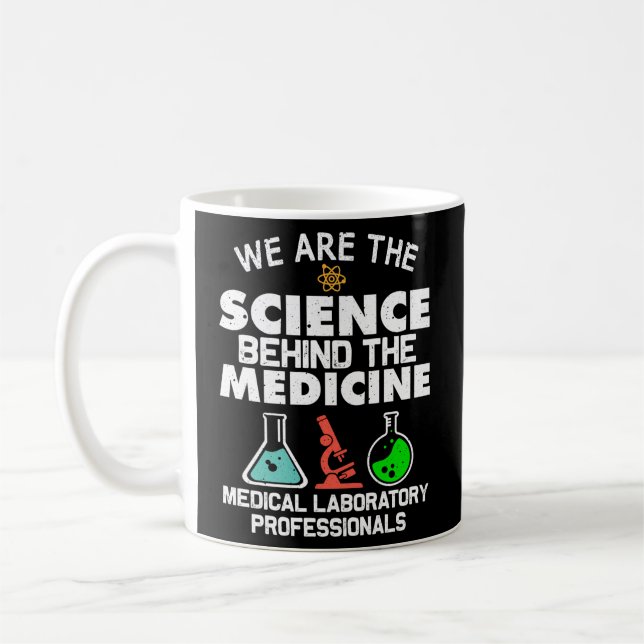 Medizinisches Laboratorium Science Labrador Tech Kaffeetasse (Links)