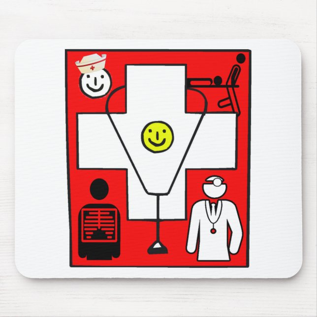 MEDIZINISCHES LOGO MOUSEPAD (Vorne)