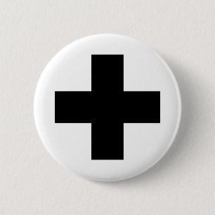 Medizinisches queres medizinisches Leben, das Button