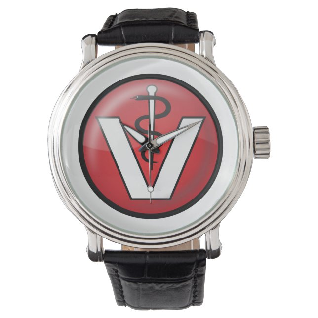 Medizinisches Symbol Armbanduhr (Vorderseite)