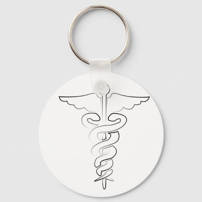 Medizinisches Symbol Schlüsselanhänger (Vorderseite)
