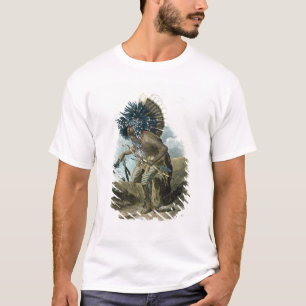 Medizinmann des Mandan Stammes im Kostüm von T-Shirt