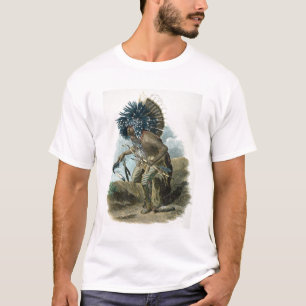 Medizinmann des Mandan Stammes im Kostüm von T-Shirt