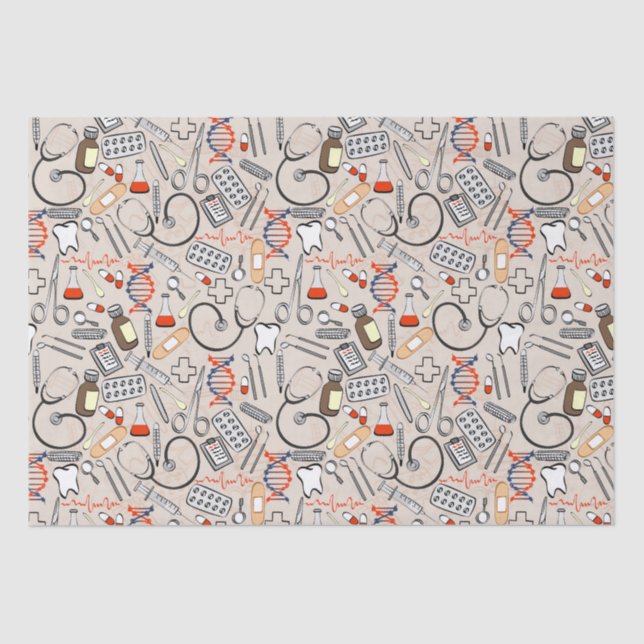 Medizinprodukte Seidenpapier (Vorderseite)