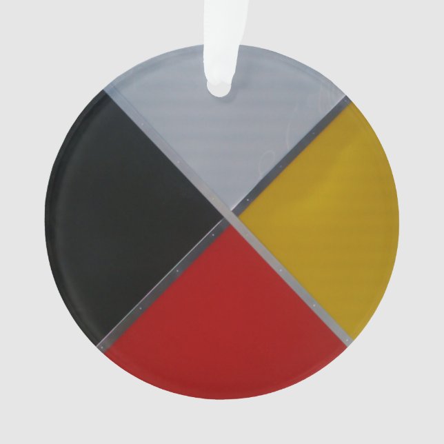 Medizinrad Akrylkreissornament Ornament (Vorderseite)