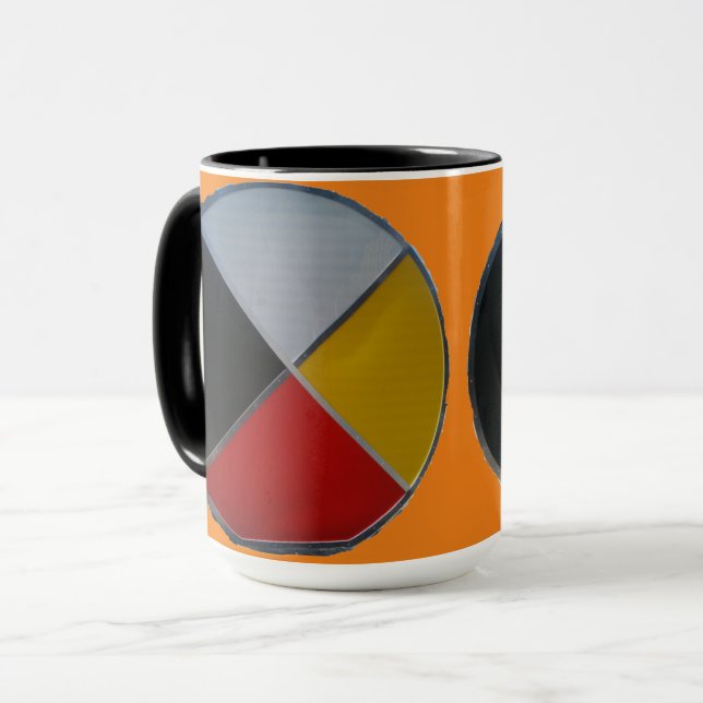 Medizinrad Große Combo-Tasse Tasse (Vorderseite Links)
