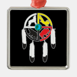 Medizinrad Ornament Aus Metall