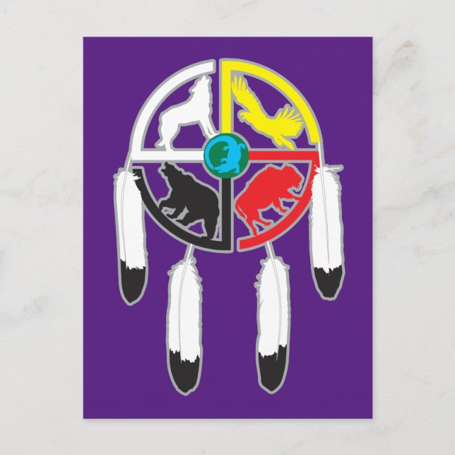 Medizinrad Postkarte (Vorderseite)