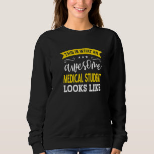 Medizinstudent Jobtitel Mitarbeiter Arbeiter Mediz Sweatshirt