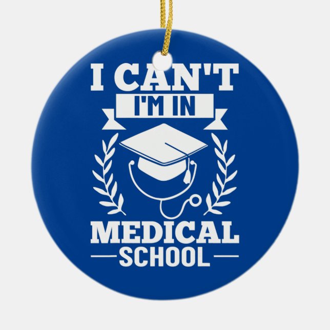 Medizinstudenten Med-Bildung Keramik Ornament (Vorne)