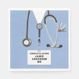 Medizinstudium Grad Party Napkins Serviette
