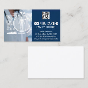 Medizintechnik   QR-Prüfcode   Arzt Visitenkarte