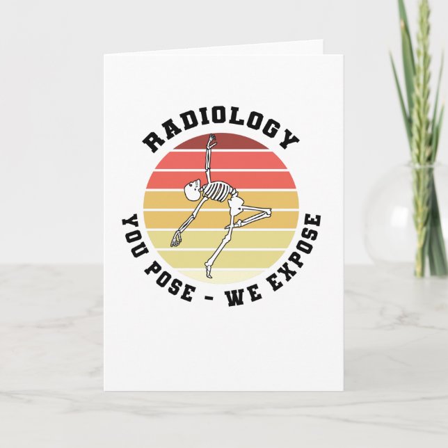 Medizintechniker Radiologe Röntgenforscherin Karte (Vorderseite)