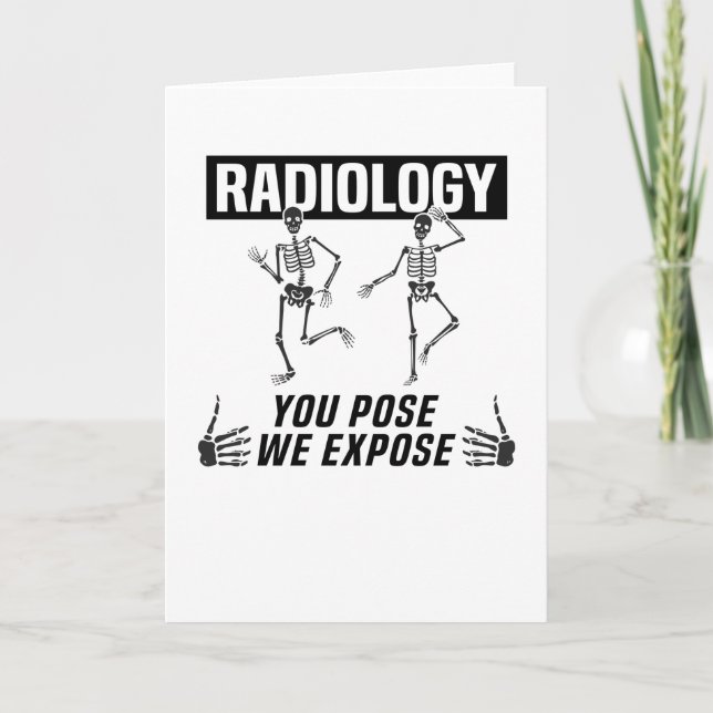 Medizintechniker Radiologe Röntgenforscherin Karte (Vorderseite)