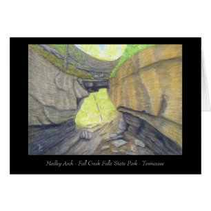 Medley Arch Natural Bridge - Carte d'art des Appal