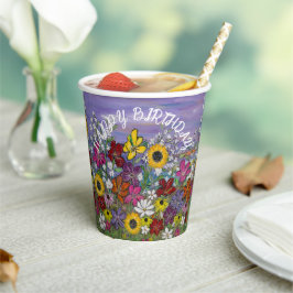 Medley Kid Birthday Paper Cups Pappbecher