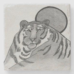Medlin Wildlife "Tiger" Serie Steinuntersetzer