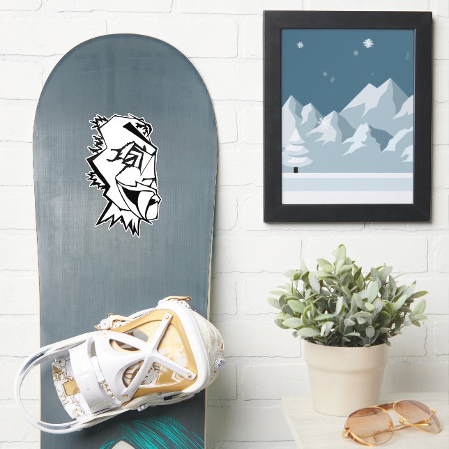 Medusa 4MMHeads Diecut 2025 Horror Buch Awaynowe Aufkleber (Snowboard)