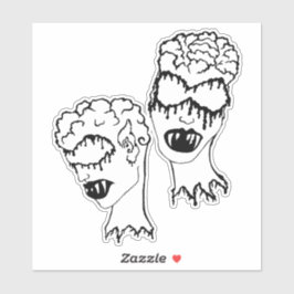 Medusa 6MMHeads DoubleHeaded 2025 Horror Awaynowe Aufkleber