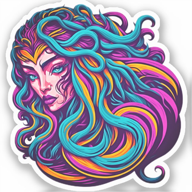 Medusa Aufkleber (Vorderseite)