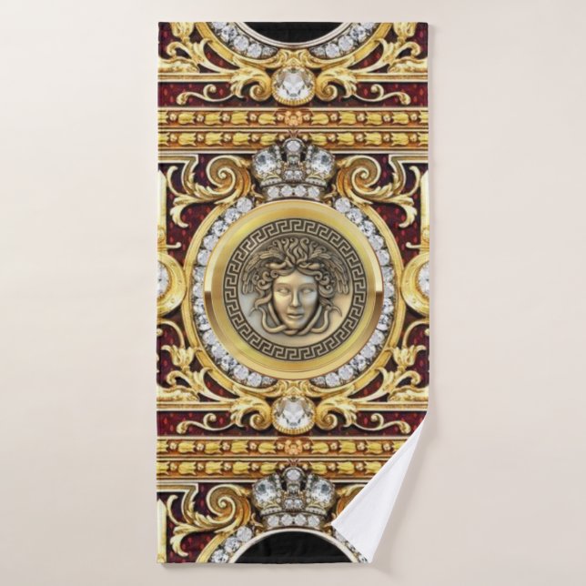 Medusa Baroque Gift / Guest  Badhandtuch Set (Badehandtuch)