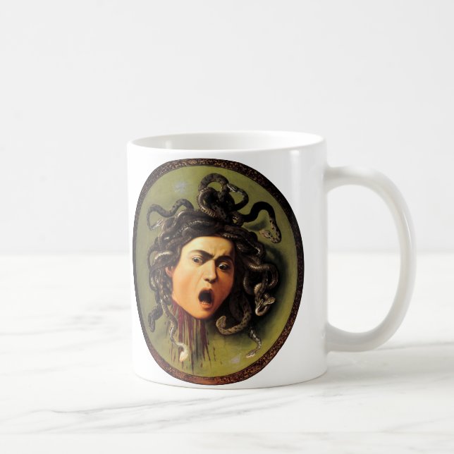 Medusa, Caravaggio Kaffeetasse (Rechts)