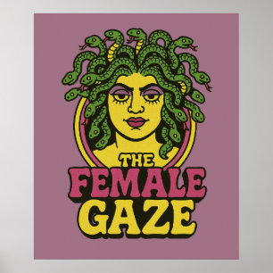 Medusa der weibliche Blick Poster