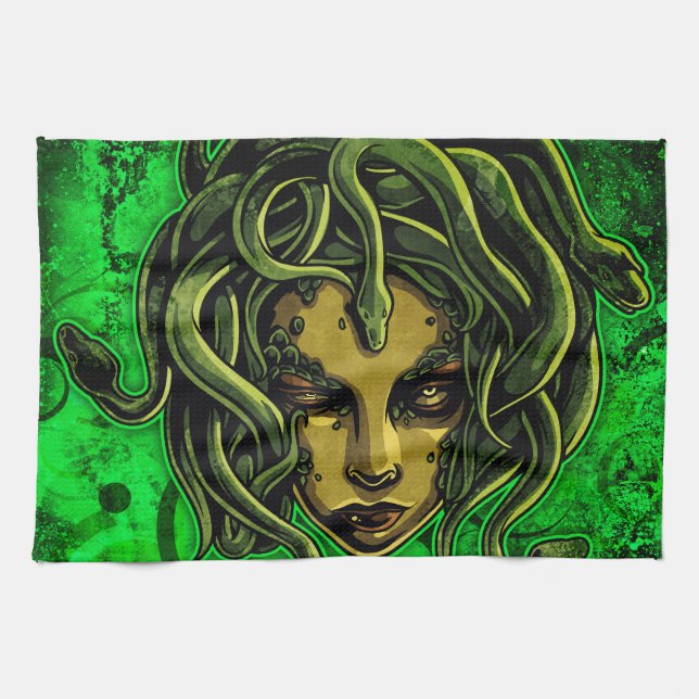 Medusa Geschirrtuch (Horizontal)