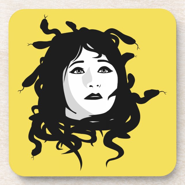 Medusa Getränkeuntersetzer (Vorderseite)