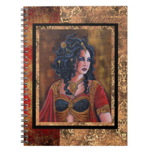 Medusa goddess Snakes von Renee Lavoie Notizblock