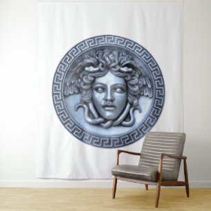 Medusa Gold Wall Art Wandteppich