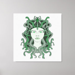 Medusa Gorgo Schlange Gorgone Monster griechische  Leinwanddruck