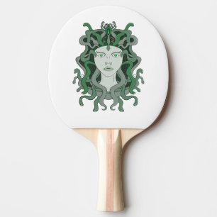Medusa Gorgo Schlange Gorgone Monster Griechische Tischtennis Schläger
