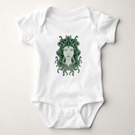 Medusa Gorgo Snake Gorgon Monster Griechische Myth Baby Strampler