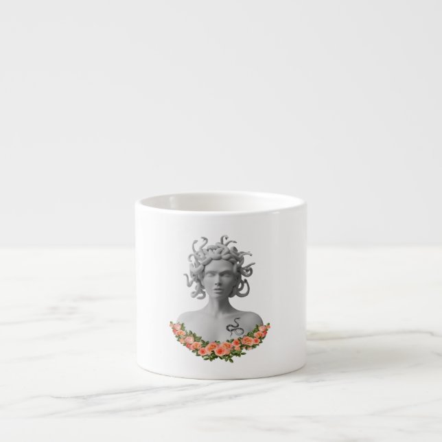 Medusa Gorgon Griechische Mythologie Espressotasse (Vorderseite)