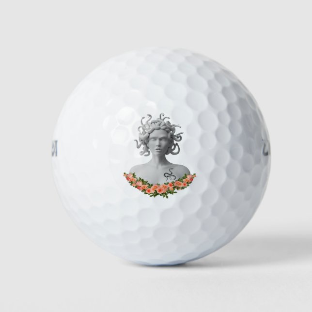 Medusa Gorgon Griechische Mythologie Golfball (Vorderseite)