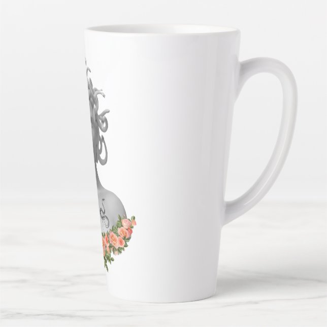 Medusa Gorgon Griechische Mythologie Milchtasse (Rechts)
