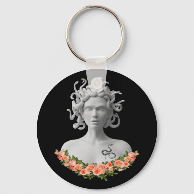 Medusa Gorgon Griechische Mythologie Schlüsselanhänger (Vorderseite)