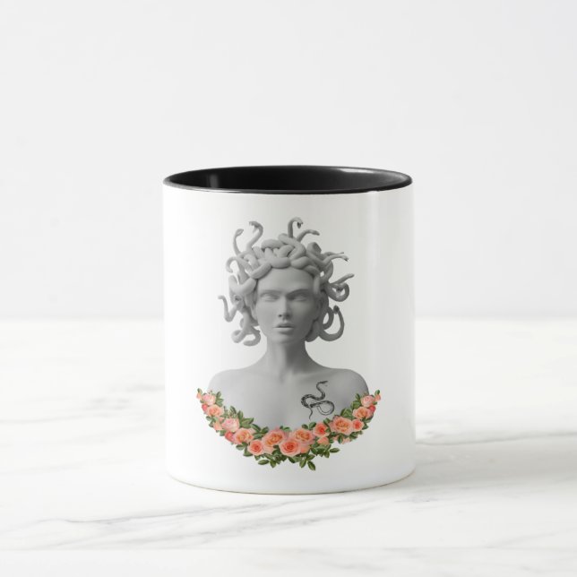 Medusa Gorgon Griechische Mythologie Tasse (Zentrum)