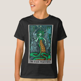 Medusa, griechischer Mytholo, Tarot der Hohepriest T-Shirt