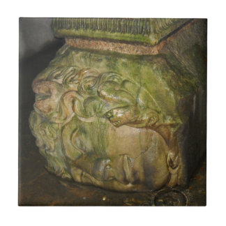 Medusa-Hauptskulptur-Basilika-Zisterne Istanbul Fliese