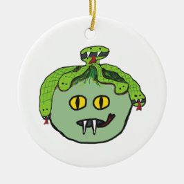 Medusa Keramik Ornament