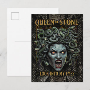 Medusa Königin der Steine Postkarte