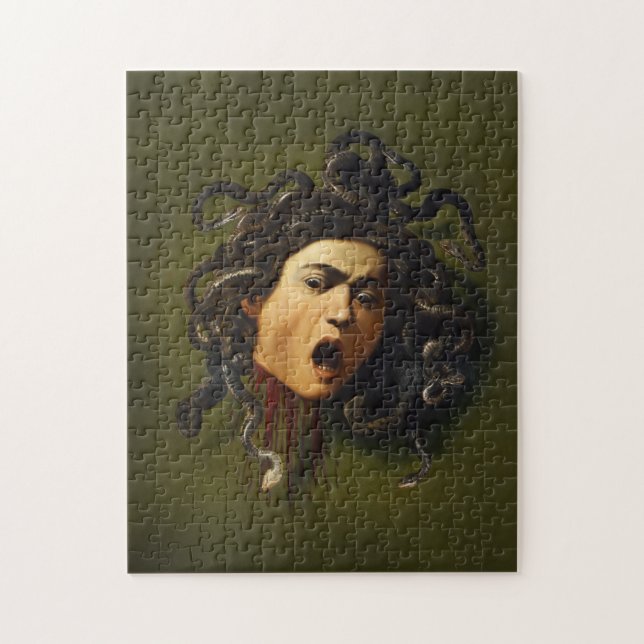 Medusa Kopf Caravaggio Malerei Kunst Mythologie ca (Vertikal)
