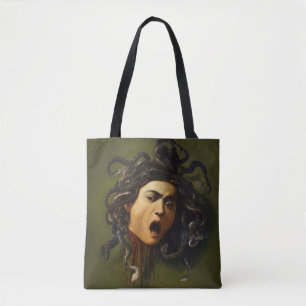 Medusa Kopf Caravaggio Malerei Kunst Mythologie ca Tasche